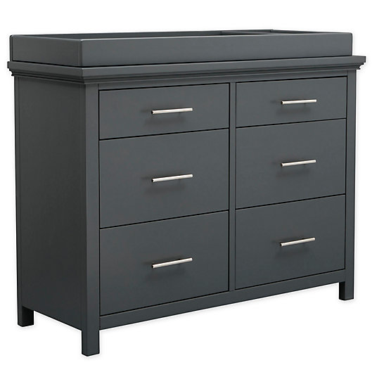Alternate image 1 for Simmons Kids Avery 6-Drawer Dresser with Changing Top by Delta Children