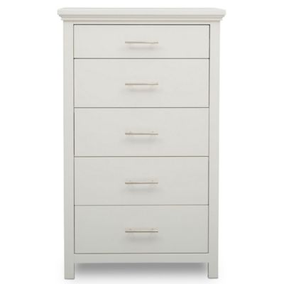 Simmons Kids Avery 5-Drawer Chest in Bianca White by Delta Children