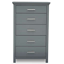 Simmons Kids Avery 5-Drawer Chest in Charcoal Grey by Delta Children