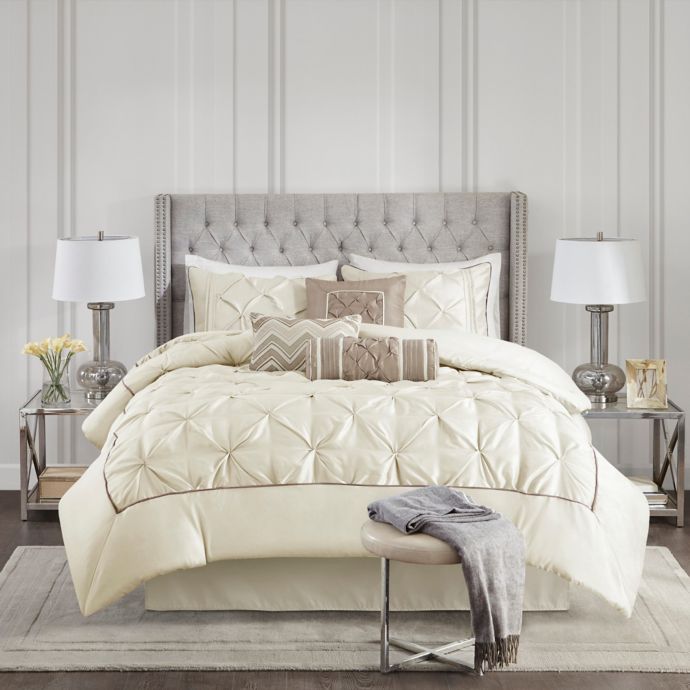 Madison Park Laurel 7-Piece Comforter Set | Bed Bath and ...