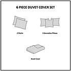 Alternate image 12 for Madison Park Vienna King/California King Duvet Cover Set in Slate