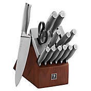 HENCKELS Modernist 14-Piece German Stainless Steel Knife Set with Self-Sharpening Block