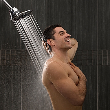 Waterpik&reg; Rainfall 7-Spray Showerhead in Chrome. View a larger version of this product image.