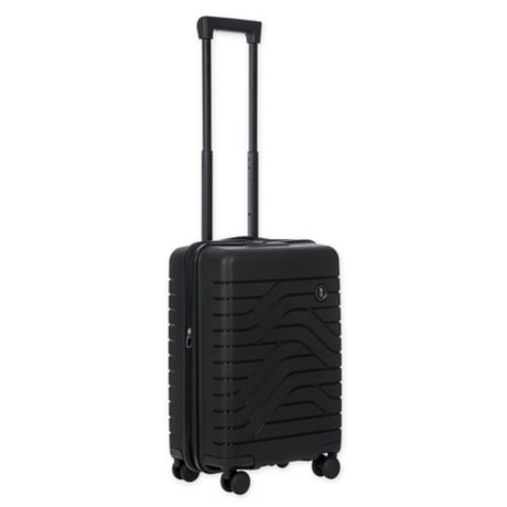 Bric's B|Y Ulisse Spinner Suitcase 21 Inch Carry-On Luggage Hard Exterior and TSA-Approved Lock Dove Grey