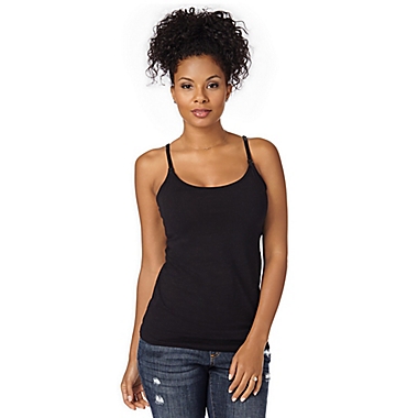 Motherhood Maternity&reg; Small Clip Down Nursing Cami in Black. View a larger version of this product image.