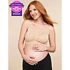 Alternate image 1 for Motherhood Maternity&reg; Large Full Busted Seamless Nursing Bra in Nude