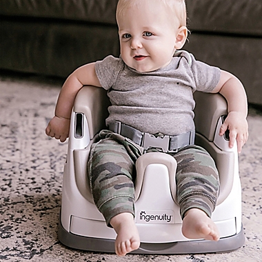 Ingenuity&trade; Baby Base 2-in-1&trade; Booster Seat in Cashmere. View a larger version of this product image.