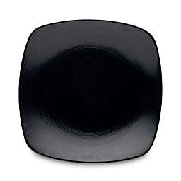 Noritake® Black on Black Swirl Square Dinner Plate