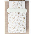 Alternate image 1 for Sweet Jojo Designs&reg; 4-Piece Deer Floral Twin Bedding Set in Green/Brown