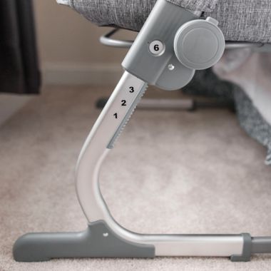 Baby Delight&reg; Beside Me&trade; Dreamer Bassinet &amp; Bedside Sleeper in Charcoal Tweed. View a larger version of this product image.