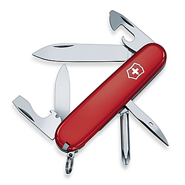 Victorinox Swiss Army Tinker Pocket Knife in Red. View a larger version of this product image.