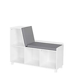 RiverRidge® Home Book Nook Collection Kids Storage Bench with Cubbies in White