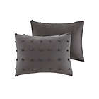 Alternate image 3 for Urban Habitat Brooklyn Cotton Jacquard 5-Piece Twin/Twin XL Duvet Cover Set in Charcoal