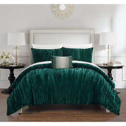 Chic Home© Merieta 8-Piece Queen Comforter Set in Green