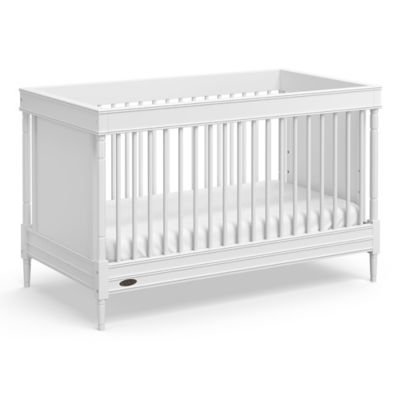 grey graco crib