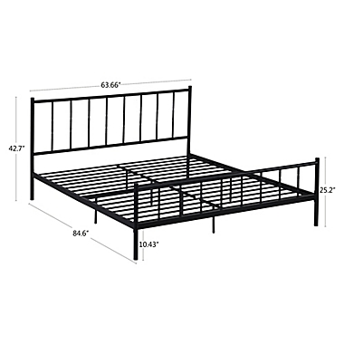 Bee &amp; Willow Home&trade; Yates Metal Spindle Bed. View a larger version of this product image.
