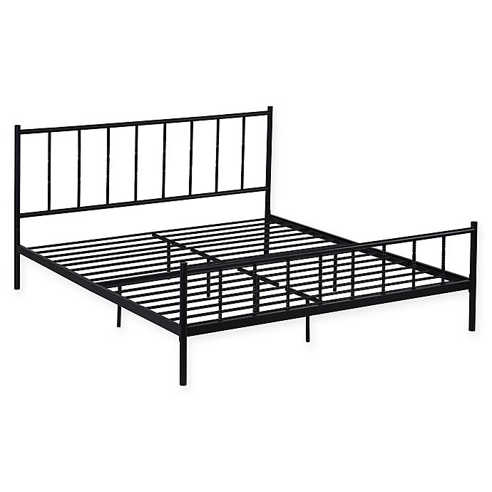 Bee Willow Home Yates Metal Spindle, Queen Size Spindle Bed Frame