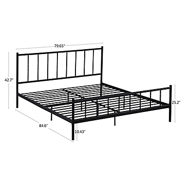 Bee &amp; Willow Home&trade; Yates Metal Spindle King Bed. View a larger version of this product image.
