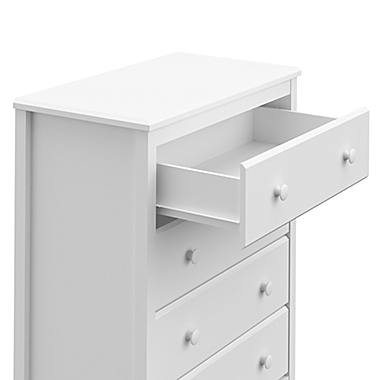 Storkcraft&trade; Alpine 4-Drawer Dresser in White. View a larger version of this product image.