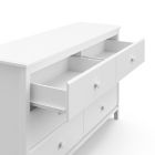 Alternate image 2 for Storkcraft&reg; Alpine 6-Drawer Double Dresser in White