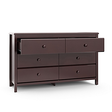 Storkcraft&reg; Alpine 6-Drawer Double Dresser in Espresso. View a larger version of this product image.