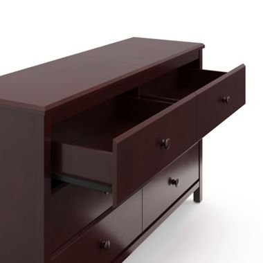 Storkcraft&reg; Alpine 6-Drawer Double Dresser in Espresso. View a larger version of this product image.