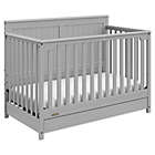 Alternate image 0 for Graco&reg; Hadley 4-in-1 Convertible Crib with Drawer in Pebble Grey