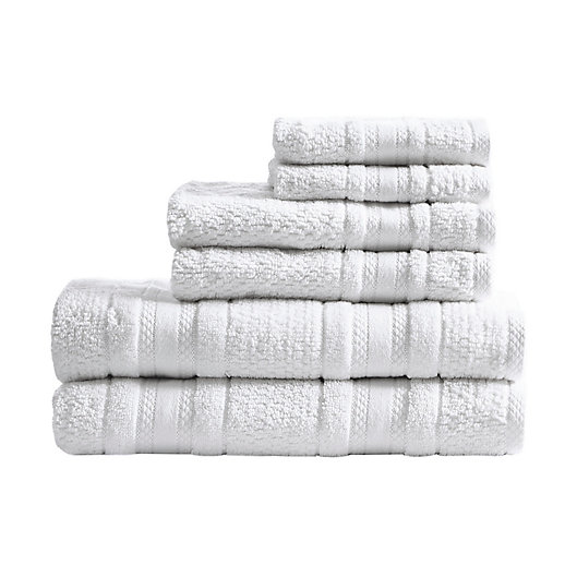 Alternate image 1 for Madison Park Essentials Adrien Bath Towels (Set of 6)