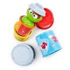 Alternate image 1 for Bright Starts&trade; Oscar the Grouch&rsquo;s Stacking Cans&trade; Stackable Cups