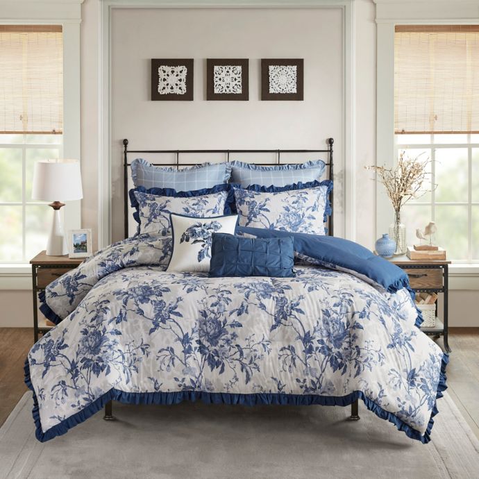 Madison Park Abigail Cotton Printed Bedding Collection Bed Bath and