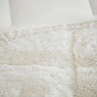 Alternate image 5 for Intelligent Design Malea Shaggy Faux Fur 3-Piece Reversible Full/Queen Comforter Set in Ivory