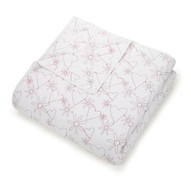 Jessica Simpson Flower Heart 3-Piece Full/Queen Quilt Set in White. View a larger version of this product image.