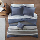 Alternate image 2 for Intelligent Design Marsden Queen Comforter Set in Blue/Grey