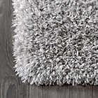 Alternate image 4 for JONATHAN Y Aydin Solid Plush Shag 8&#39; x 10&#39; Area Rug in Gray
