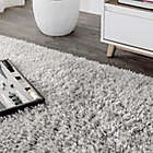 Alternate image 7 for JONATHAN Y Aydin Solid Plush Shag 8&#39; x 10&#39; Area Rug in Gray
