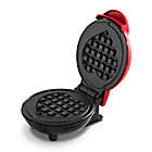Alternate image 1 for Dash&reg; Heart Mini Waffle Maker in Red