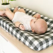 Copper Pearl Scotland Diaper Changing Pad Cover in Plaid