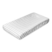 Copper Pearl&trade; Midtown Changing Pad Cover in Grey/White Stripe