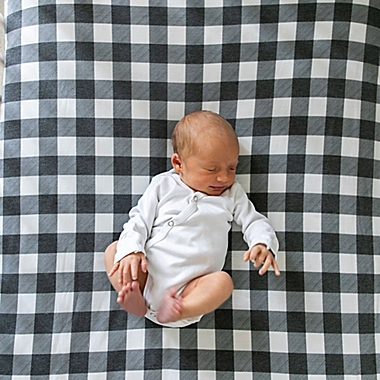Copper Pearl Scotland Premium Fitted Crib Sheet in Plaid. View a larger version of this product image.