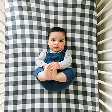 Copper Pearl Scotland Premium Fitted Crib Sheet in Plaid. View a larger version of this product image.