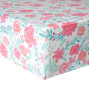 Copper Pearl June Fitted Crib Sheet