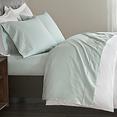 Beautyrest&reg; 400-Thread-Count Wrinkle Resistant Cotton Sateen Sheet Set. View a larger version of this product image.