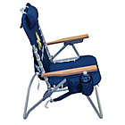 Alternate image 6 for Tommy Bahama 4-Position Backpack Hi Boy Beach Chair in Blue