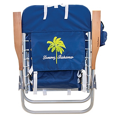 Tommy Bahama 4-Position Backpack Hi Boy Beach Chair in Blue | Bed 