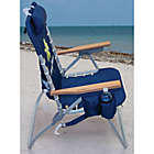 Alternate image 4 for Tommy Bahama 4-Position Backpack Hi Boy Beach Chair in Blue