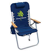 Tommy Bahama 4-Position Backpack Hi Boy Beach Chair in Blue