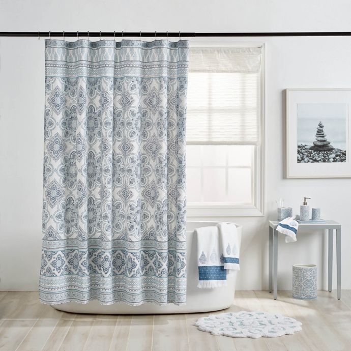 sonoma medallion shower curtain