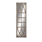Alternate image 3 for Ridge Road Decor 52-Inch x 15-Inch Wood Window-Inspired Framed Wall Mirror
