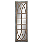 Alternate image 0 for Ridge Road Decor 52-Inch x 15-Inch Wood Window-Inspired Framed Wall Mirror