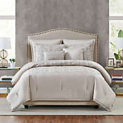 5th Avenue Lux&reg; Riverton 7-Piece Queen Comforter Set in Gold